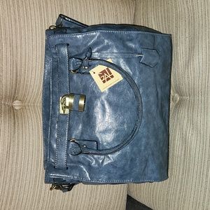 Glazed Blue Purse by Bueno